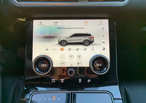 Land Rover Range Rover Velar cena 166900 przebieg: 65000, rok produkcji 2018 z Dobre Miasto małe 191